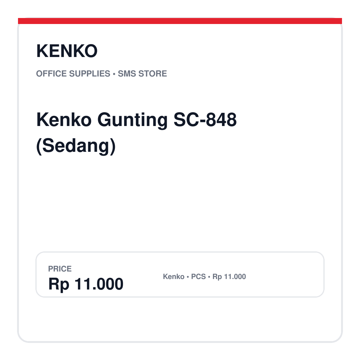 Kenko Gunting SC-848 (Sedang)