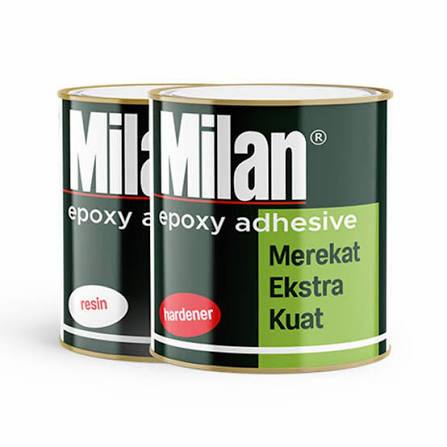 Milan Epoxy Adhesive Extra Kuat Set Resin + Hardener Epoxy Adhesive Resin + Hardener