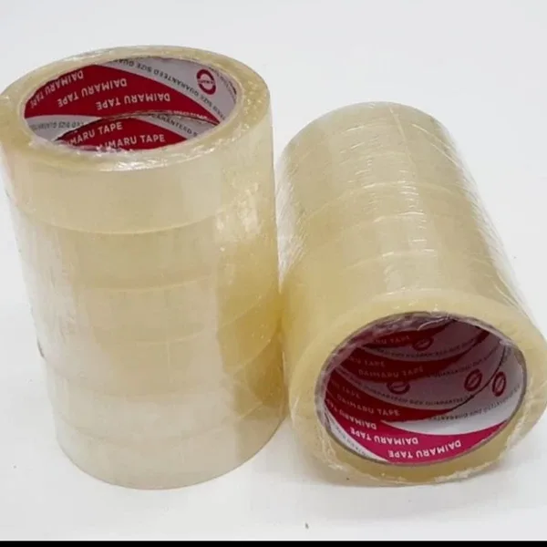 Daimaru Lakban Bening 1 X 72 YD / isi 6roll Bening