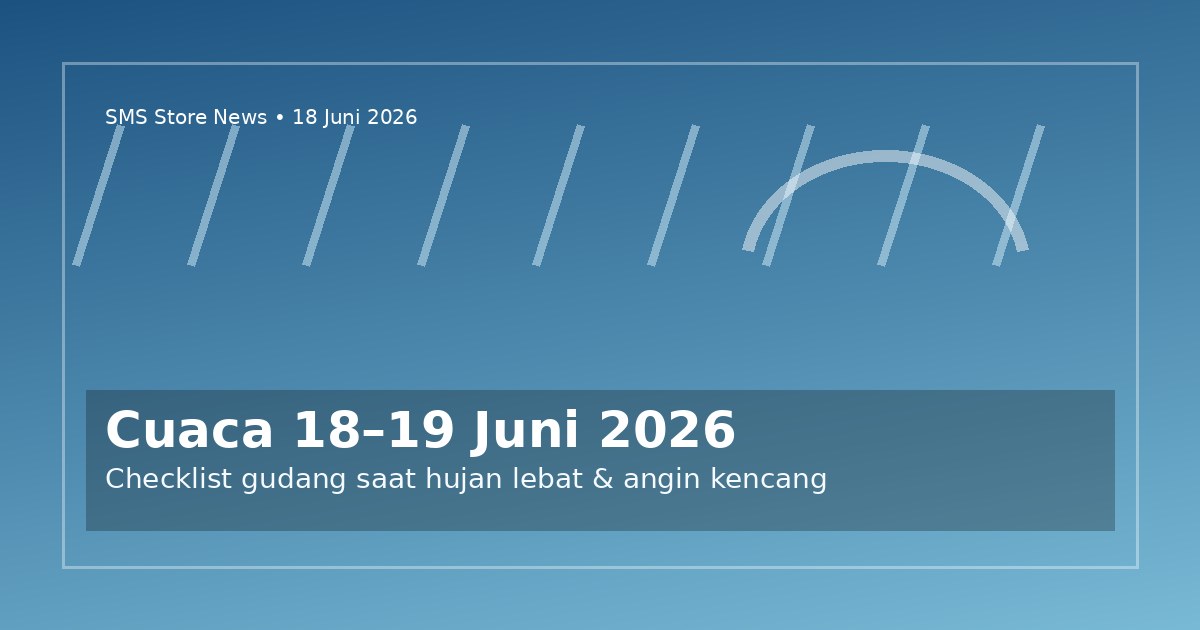 BMKG: Kemarau El Niño Masih Dominan 21–27 Agustus, Gudang Perlu Cegah Debu, Panas, dan Hujan Lokal