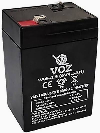VOZ Accu Kering 6V 4,5Ah