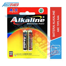 ABC Baterai Alkaline AAA 1,5V