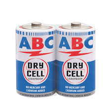 ABC Baterai Dry Cell D / R20 / UM-1 1,5V