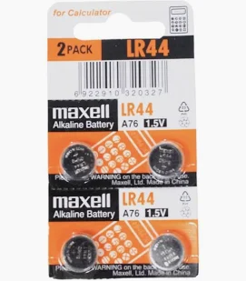 Maxell Baterai LR44H Ø11,6 x 5,4 mm 1,5V