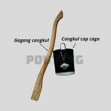 Lokal Cangkul 4 Inch