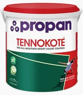 Propan Cat Lantai Lapangan Tennokote Abu Muda (1 Kaleng = 5Kg)
