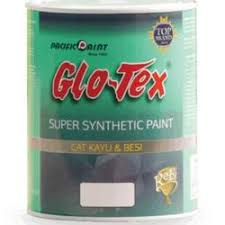 Pacific Paint Cat Minyak Besi dan Kayu Glotex Hitam (1 Kaleng = 1 Liter)