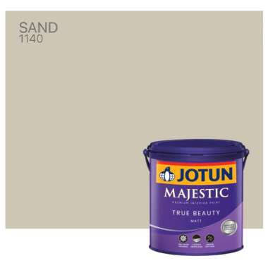 Jotun Cat Tembok Interior Majestic True Beauty Matt 1140 Sand (1 Galon = 2,5 Liter