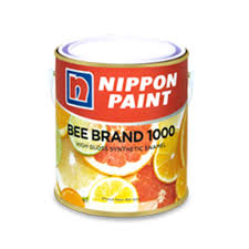 Nippon Paint Cat Minyak Bee Brand Papier Grey (1 Kaleng = 1 Liter )