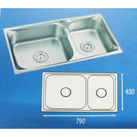Kossai Bak Cuci Piring K7943 2 Lubang